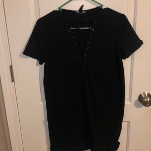 NWOT Forever 21 Black T-Shirt Dress